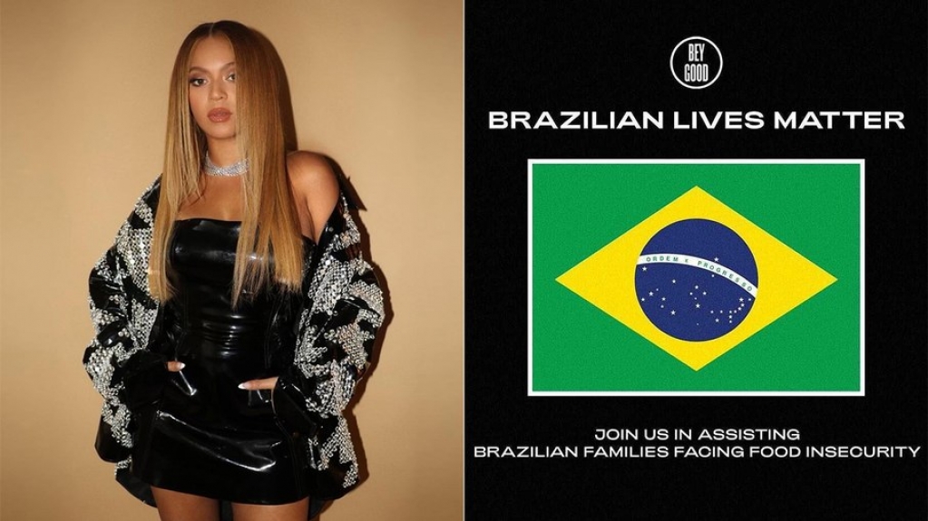 Beyoncé apoia campanha para o combate à fome no Brasil Beyoncé apoia campanha para o combate à fome no Brasil