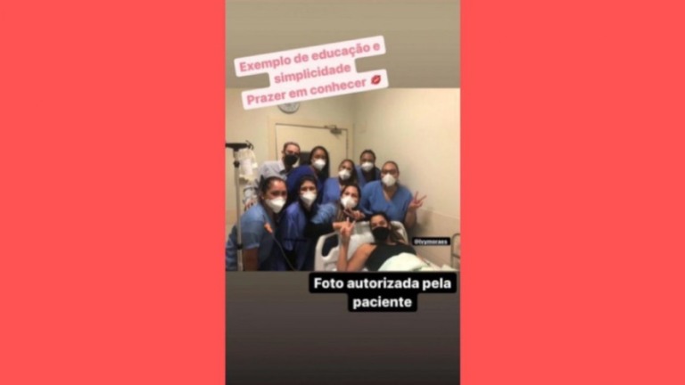 Ex-BBB Ivy Moraes passa por cirurgia em hospital de Belo Horizonte