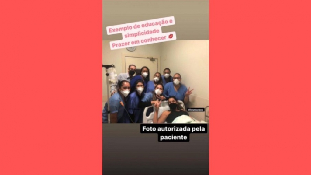 Ex-BBB Ivy Moraes passa por cirurgia em hospital de Belo Horizonte