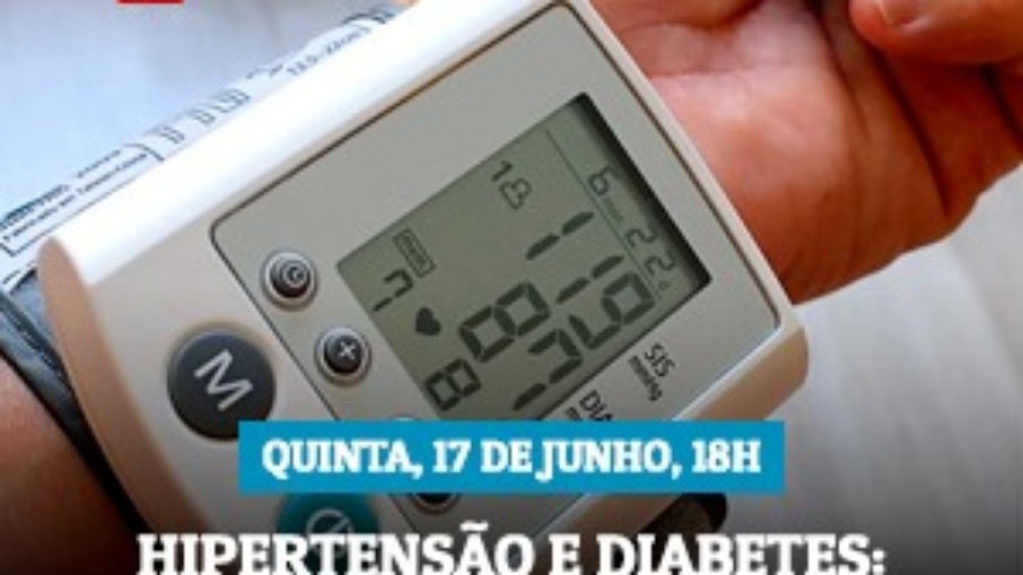 Semana da Saúde: live será sobre diabetes e hipertensão nesta quinta-feira (17)