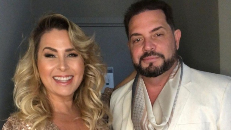 Marido de Andréa Sorvetão diz ter arma após vídeo de "casal cristão"