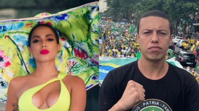 Anitta rebate ataque de vereador de Niterói: "Chora bolsominion"