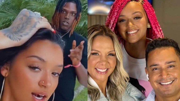 Filha de Xanddy e Carla Perez se declara para rapper americano