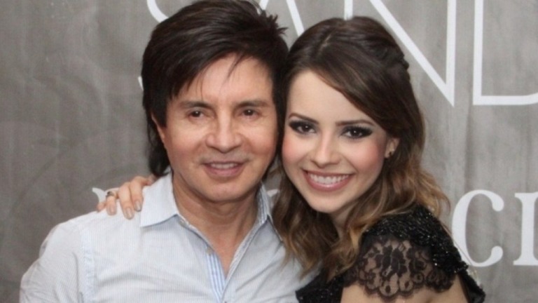 Sandy se emociona ao falar de Xororó: 'Que sorte eu tenho'