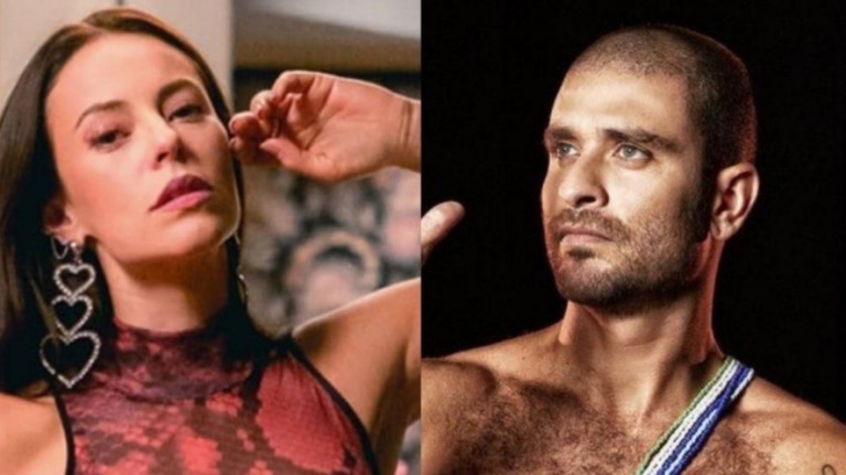 Paolla Oliveira e Diogo Nogueira são flagrados juntos no Rio de Janeiro