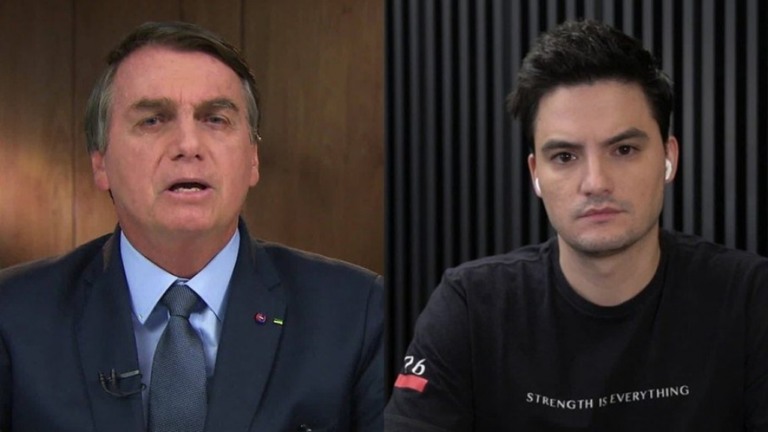 Felipe Neto critica Bolsonaro por comemorar morte de Lázaro Barbosa