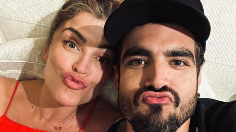 'Eu amo você', se declara Caio Castro no dia do aniversário de Grazi Massafera