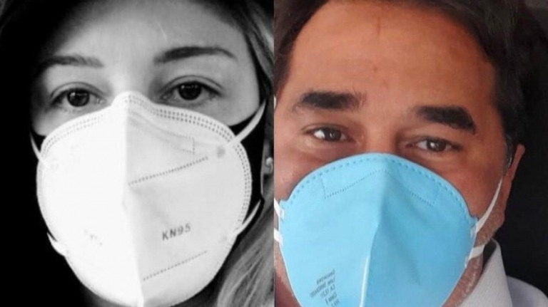 Após internação de Szafir por Covid, mulher do ator desabafa: 'Tristeza e Medo'