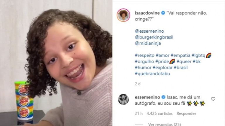 Criança usa meme da 'Pifaizer' em reposta a Sikêra Jr após declaração homofóbica