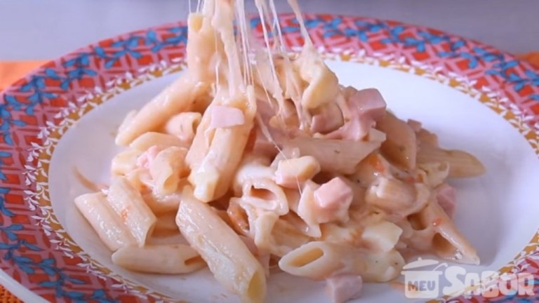 Jantar com a família? aprenda e arrase na cozinha fazendo um delicioso Macarrão cremoso com presunto e muçarela Jantar com a família? aprenda e arrase na cozinha fazendo um delicioso Macarrão cremoso com presunto e muçarela