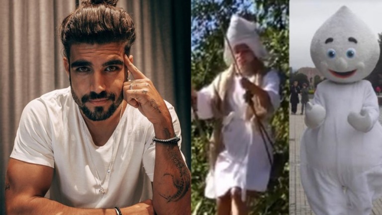 Caio Castro compara Grazi Massafera ao Zé Gotinha e brinca: "Você já me vacinou"