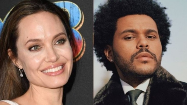 The Weeknd e Angelina Jolie são vistos juntos e aumentam rumores de relação