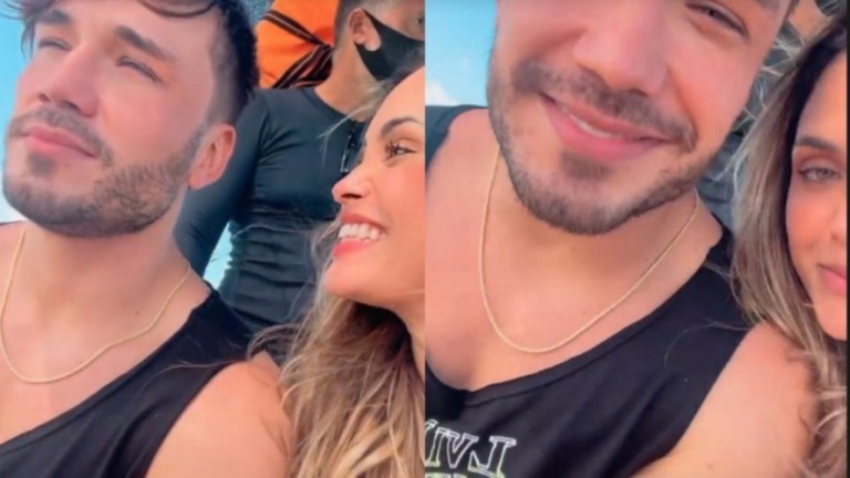 Ex-BBB Sarah Andrade e Lucas Viana assumem relacionamento