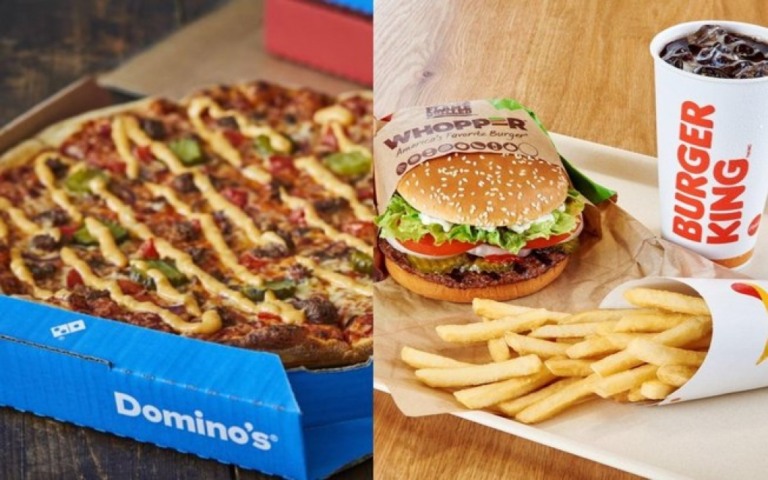 Burger King anuncia fusão com Domino's Pizza no Brasil e ações disparam