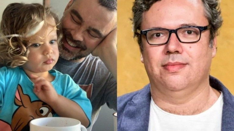 Carmo Dalla Vecchia apresenta o filho