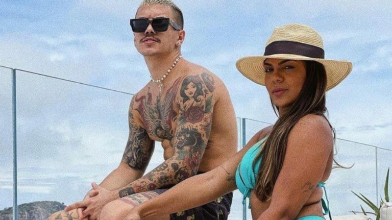 Biel e Tays trocam declarações por 6 meses de namoro: 'Fogo de palha não apagou'