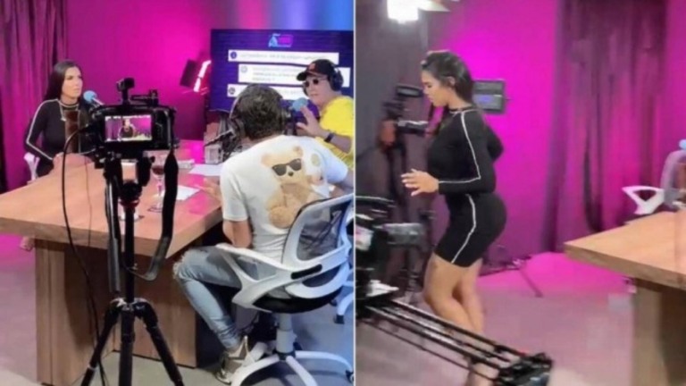 Candidata do Miss Bumbum se irrita com Sérgio Mallandro e abandona entrevista