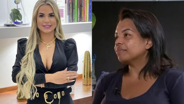 Viúva de MC Kevin e mãe do funkeiro param de se seguir nas redes sociais