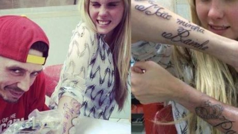 Bárbara Evans relembra tatuagem que virou meme nas redes sociais: "Maior mico"