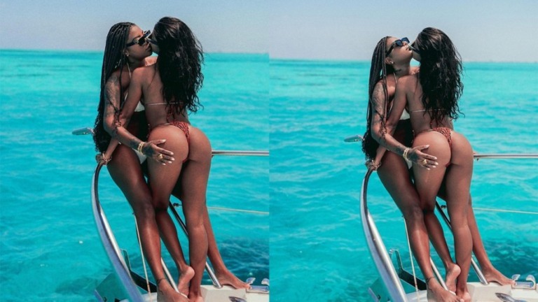 Ludmilla protagoniza momento quente com Brunna Gonçalves