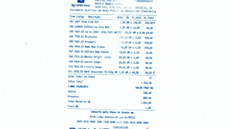 Ciro Nogueira comprou R$ 1 mil em capsulas de café, diz nota entregue ao Senado