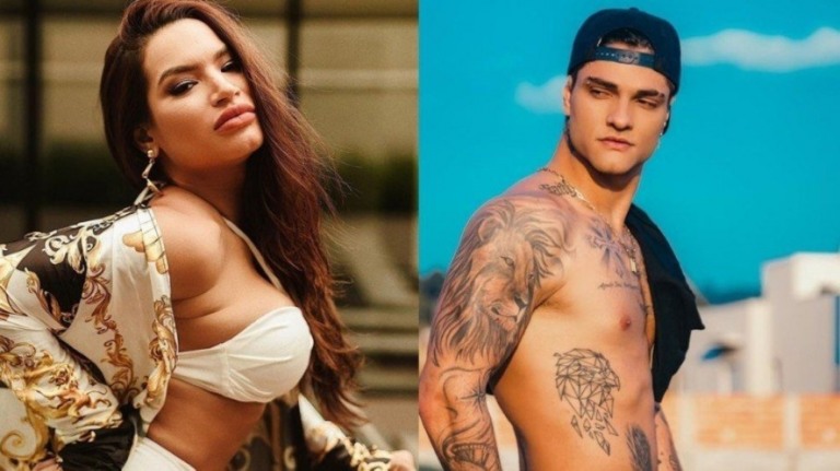 Raissa Barbosa e Davi Kneip surgem em clima íntimo e fãs reagem: "Papa anjo"