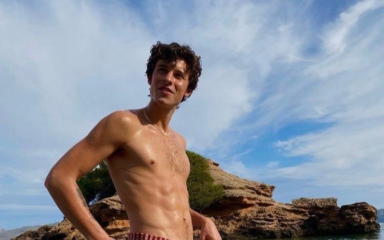 Shawn Mendes posta foto exibindo corpo e fãs enlouquecem