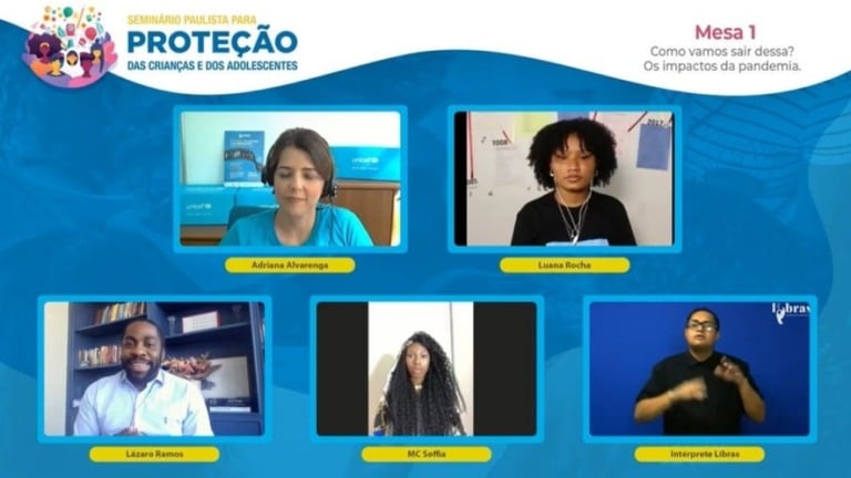 MC Soffia e Lázaro Ramos falam de importância da educação