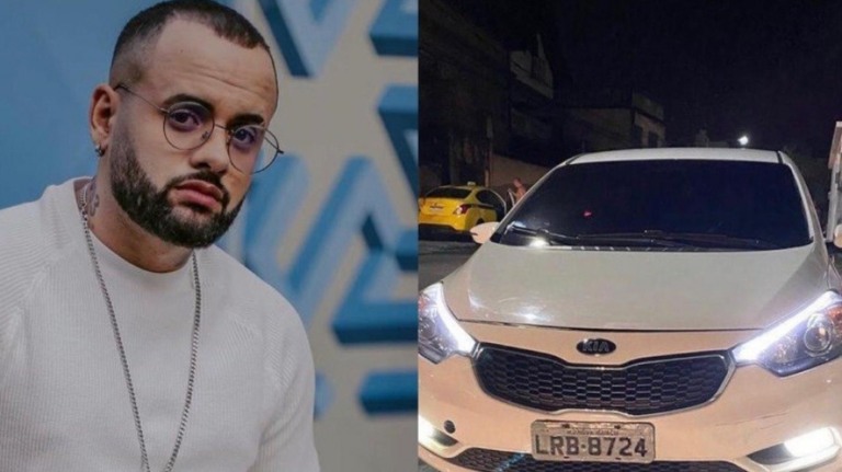 Cantor BG perde carro em assalto no Rio de Janeiro