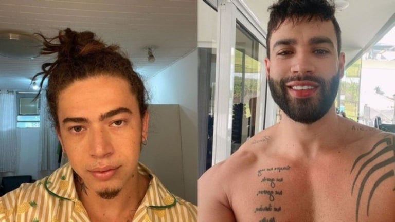 Gusttavo Lima dá o troco e chama Whindersson Nunes para "tomar uma"