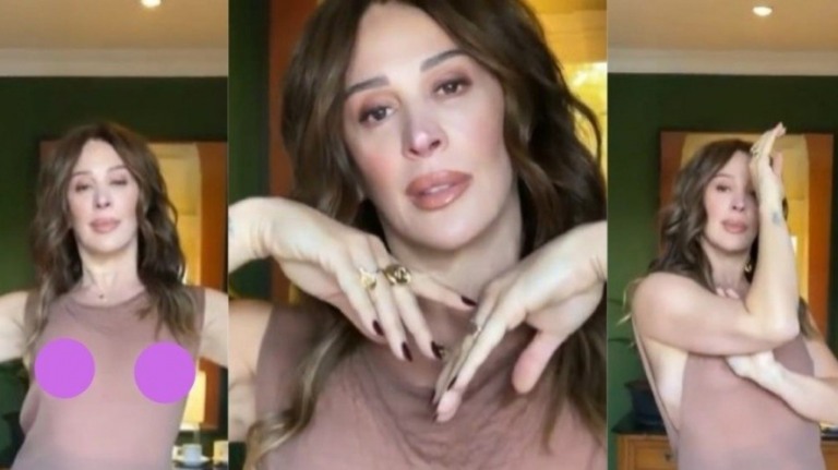 Claudia Raia deixa seios à mostra e reflete: "Livre de julgamentos"