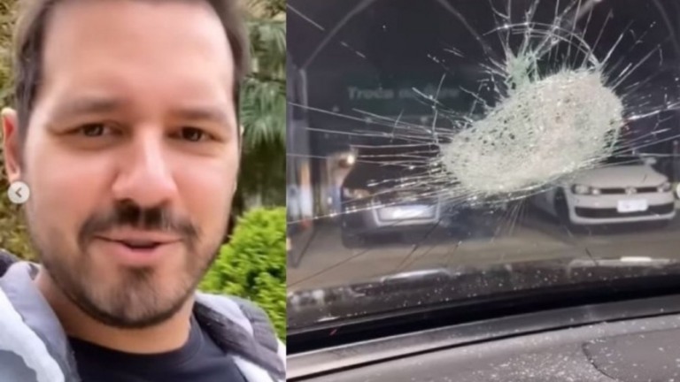 Donny De Nuccio sofre tentativa de assalto no Rodoanel; assista