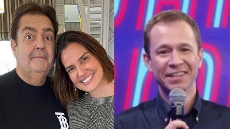 Esposa de Faustão agradece Tiago Leifert por lembrar do apresentador: "Generoso"