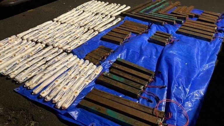 Araçatuba: Polícia Militar detona 100kg de explosivos espalhados por quadrilha