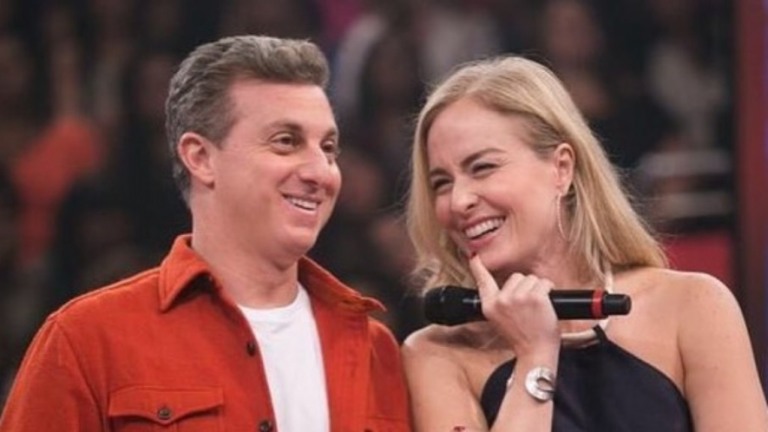Angélica volta à Globo para gravar "Domingão" com Luciano Huck