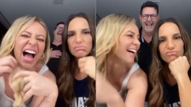 Ivete Sangalo faz vídeo engraçado com Paolla Oliveira e diverte web