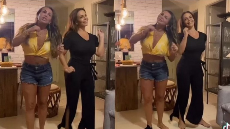 Gretchen e Sula Miranda animam fãs ao dançar juntas no TikTok