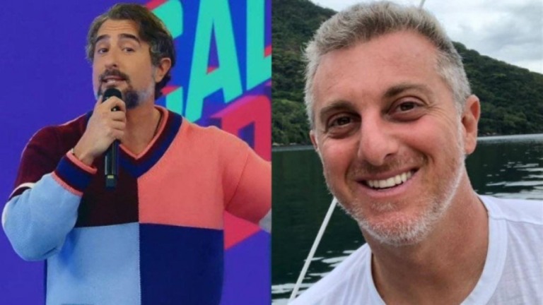 Marcos Mion manda mensagem de agradecimento a Luciano Huck: 'Honra e benção'