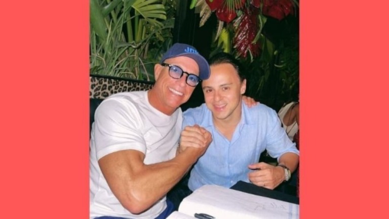 Encontro inusitado: Van Damme publica foto com Felipe Massa
