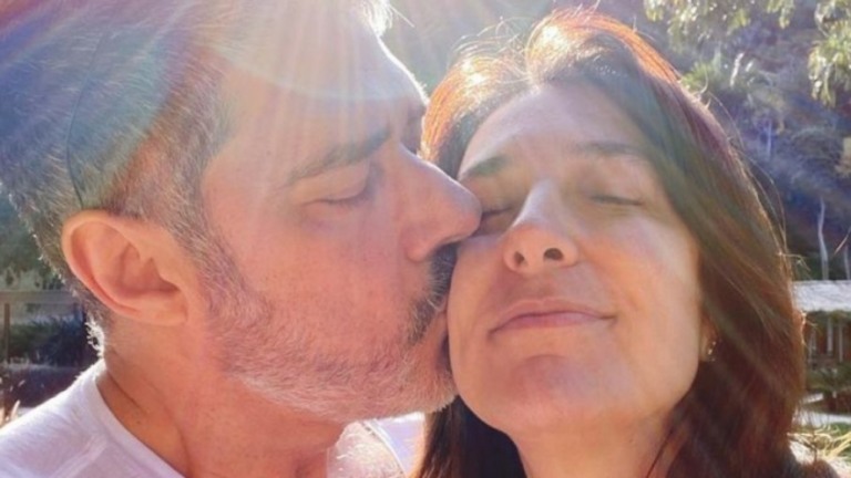 William Bonner e Natasha Dantas celebram três anos de casados