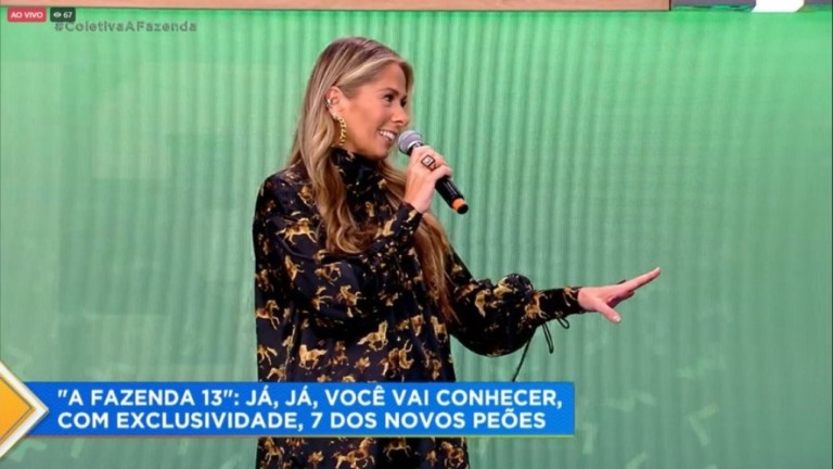 "Segura o chicote que o coice é certo", diz Galisteu sobre "A Fazenda 13"