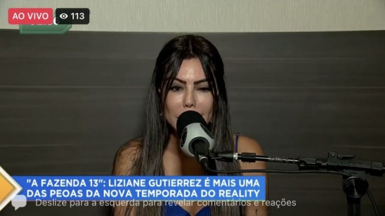 'A Fazenda 13': Liziane Gutierrez já estaria causando no pré-confinamento
