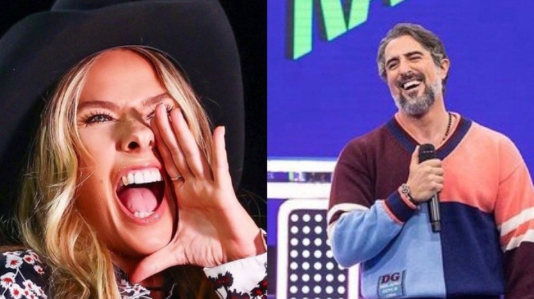 Na Globo, Marcos Mion deseja sorte para Adriane Galisteu em 'A Fazenda'