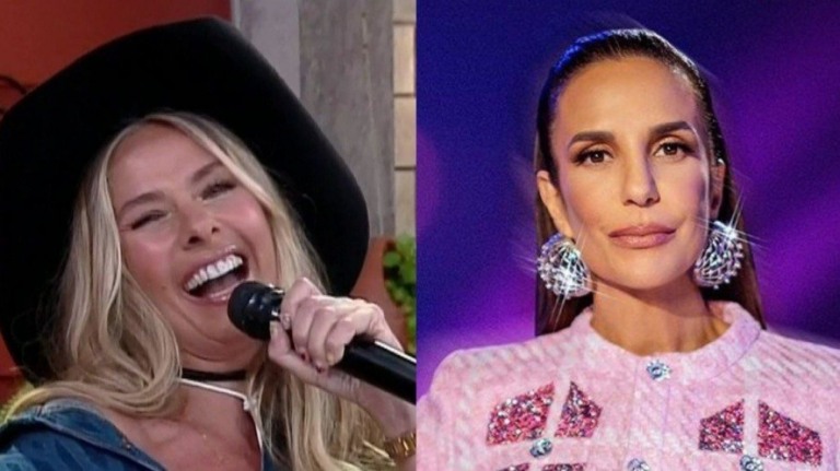 Em estreia de 'A Fazenda', Adriane Galisteu alfineta programa de Ivete Sangalo