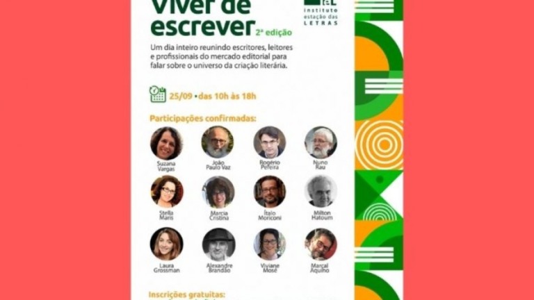 Instituto Estação das Letras promove segunda edição do "Viver de Escrever"