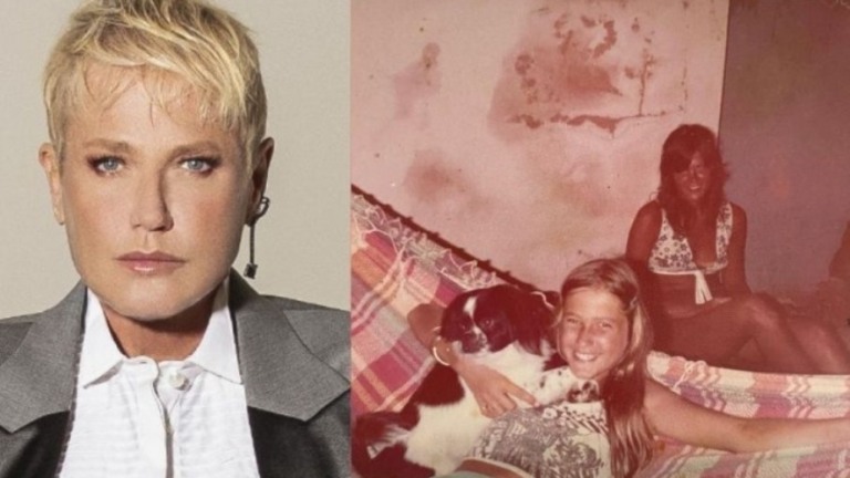 Xuxa mostra fotos de infância e antiga casa: "Olha o detalhe da infiltração"
