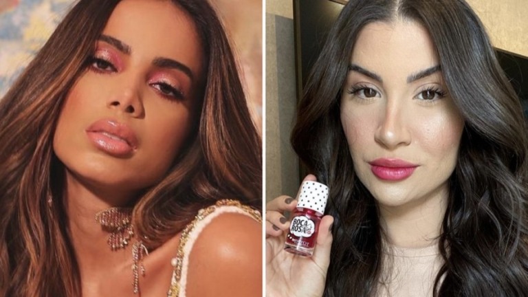 Boca Rosa vibra ao saber que Anitta utiliza sua linha de maquiagem: "Felicidade"