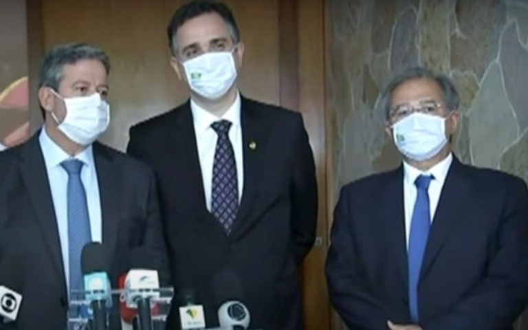 Em reunião, Guedes, Lira e Pacheco defendem teto de R$ 39,4 bi para precatórios