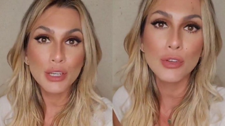 Lívia Andrade desabafa após ser vista em exame de DNA do filho do namorado