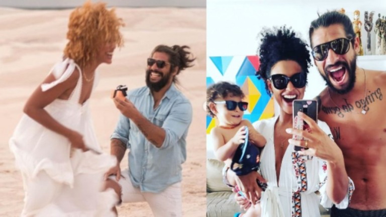 Atriz Sheron Menezzes é pedida em casamento durante viagem